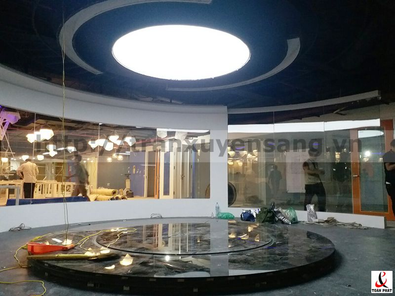 Dự án trần xuyên sáng tại sảnh tầng 1 - Đài truyền hình VTC
