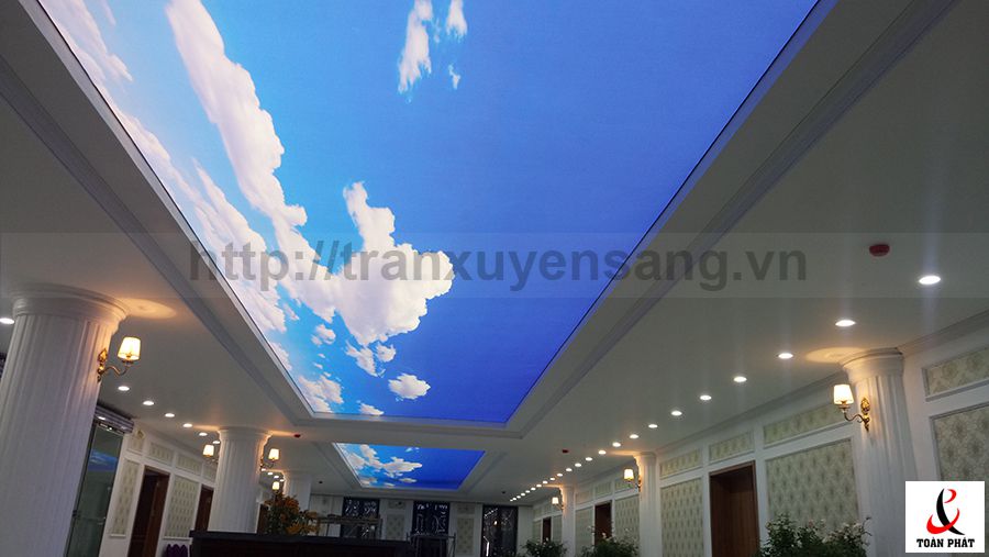 Trần xuyên sáng bầu trời tại khách sạn Phú Gia - Hòa Bình
