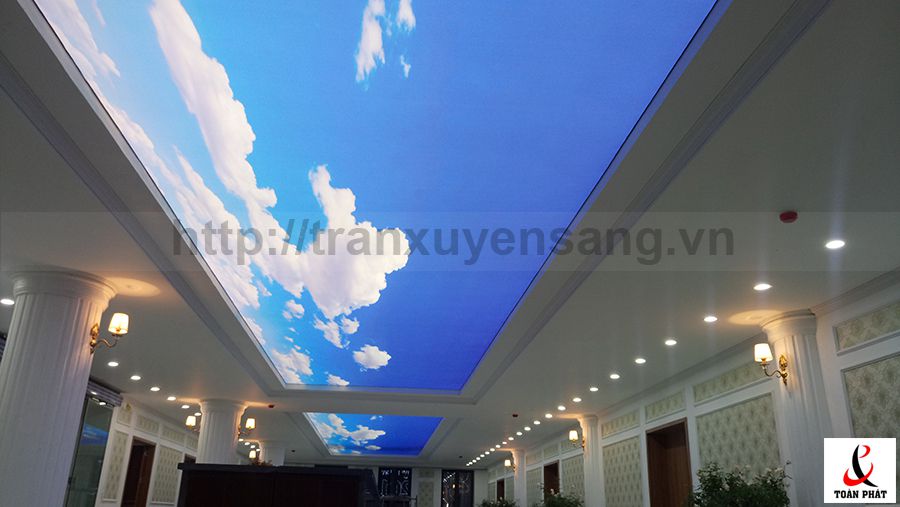 Công trình trần xuyên sáng tại Khách sạn Phú Gia - Hòa Bình