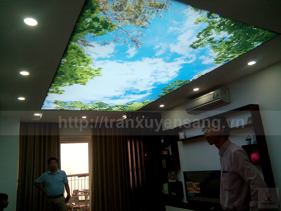 Vật liệu làm trần nhà sử dụng công nghệ xuyên sáng