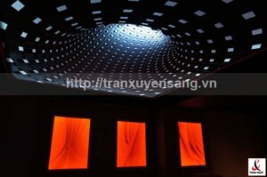 Giới thiệu về hệ thống đèn Led được sử dụng trong thiết kế và thi công trần xuyên sáng Hình ảnh đèn led đường hầm khi chuyển sang màu đen