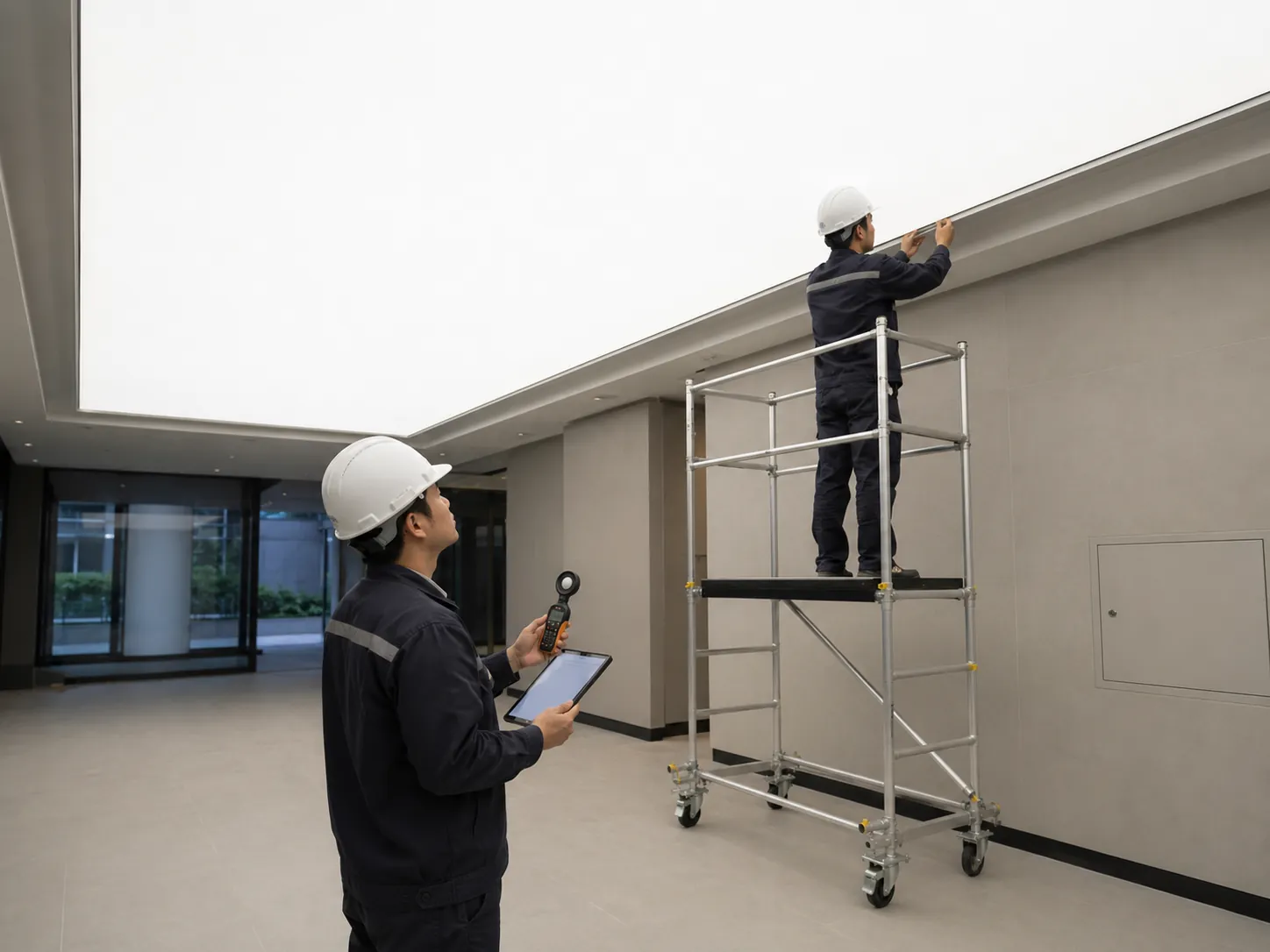Checklist nghiệm thu trần xuyên sáng trước khi bàn giao