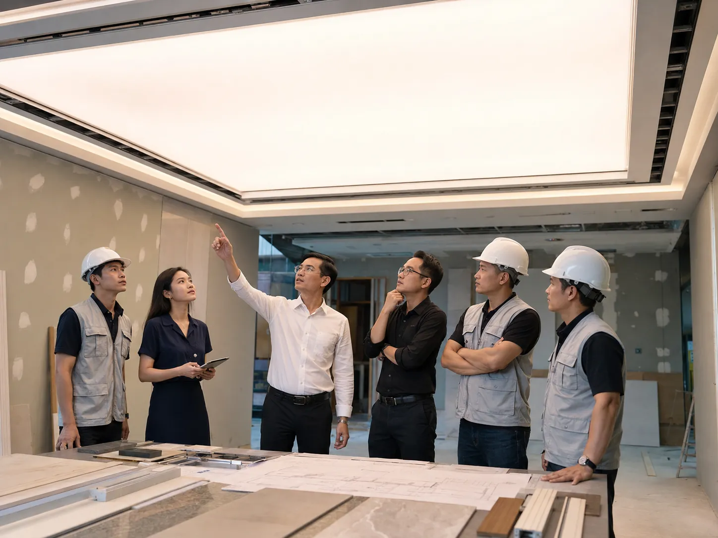 Tiêu chí chọn nhà thầu thi công trần cho công trình quy mô lớn