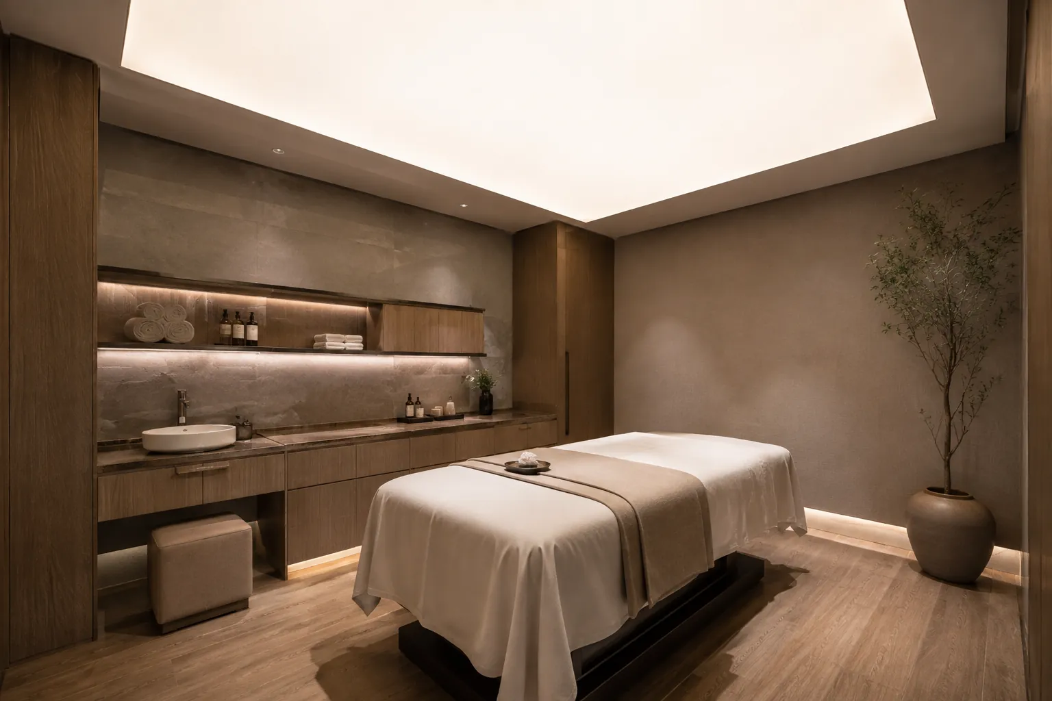 Trần xuyên sáng spa và phòng trị liệu: Ánh sáng dịu, vệ sinh và bảo trì Trần xuyên sáng spa và phòng trị liệu: Ánh sáng dịu, vệ sinh và bảo trì