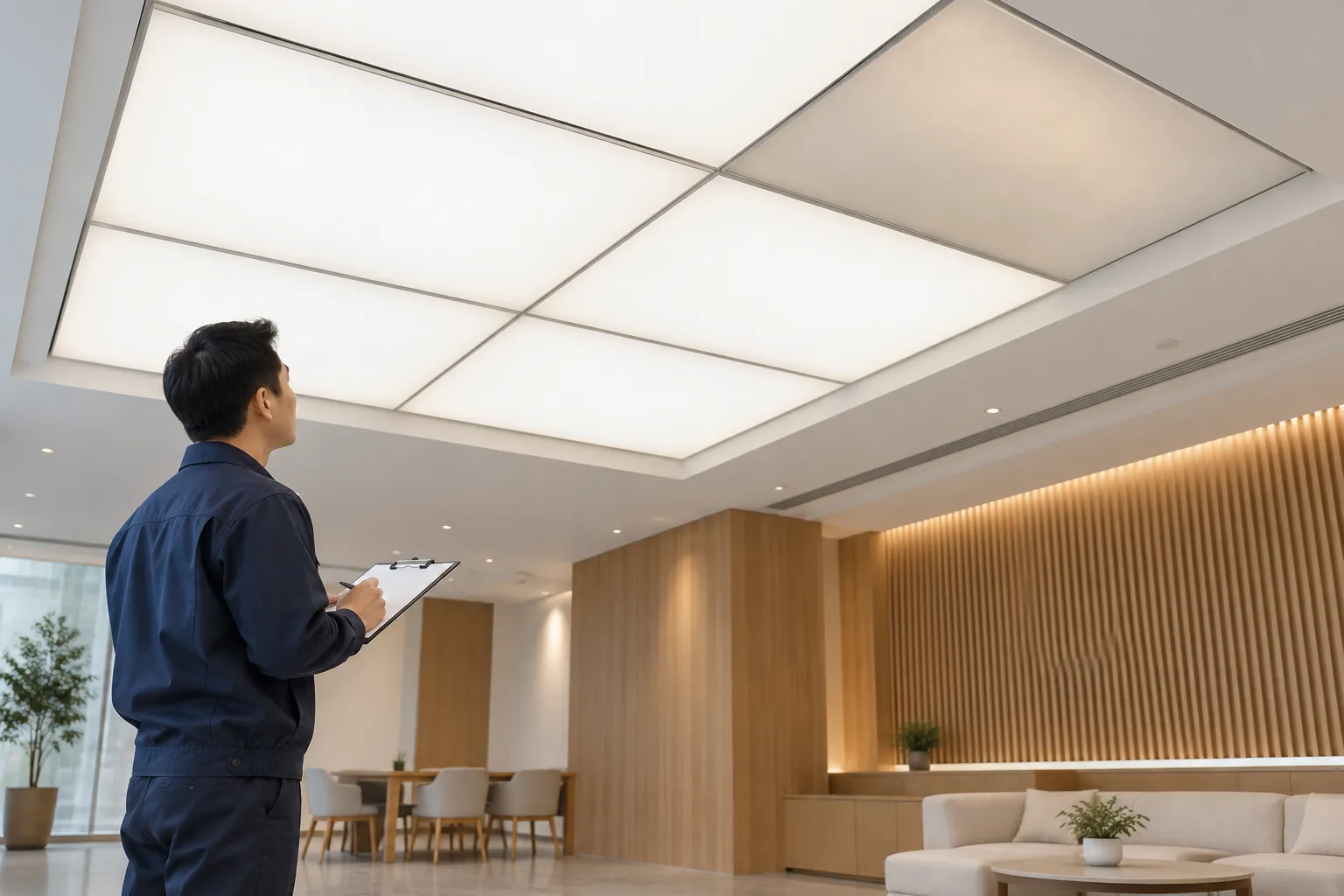 Đèn LED trần xuyên sáng bị chớp, tối hoặc hỏng: Cách kiểm tra an toàn Đèn LED trần xuyên sáng bị chớp, tối hoặc hỏng: Cách kiểm tra an toàn